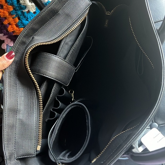 Dagne Dover Signature Classic Coated Canvas Tote - Picture 8 of 8